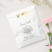 Gedenkstätte Zinnia Samenbeerdigung Geschenktütchen (Versiegelt)