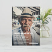 Gedenkstätte zum Gedächtnis des Fotos Einladung (Stehend Vorderseite)