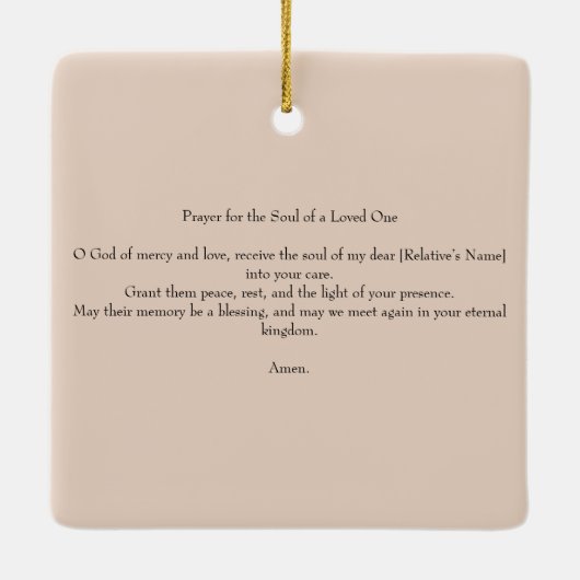 Gedenkstätte zum Gedächtnisbefall am Strand Keramikornament (Rückseite)