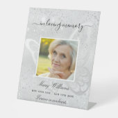 Gedenkstätte zum Schmetterling-Foto des Silberschm Sockelschild (Vorderseite)