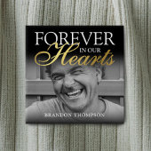 Gedenkstätte zum Schwarzen Foto Button