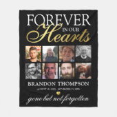 Gedenkstätte zum Schwarzen Foto Fleecedecke (Vorderseite)