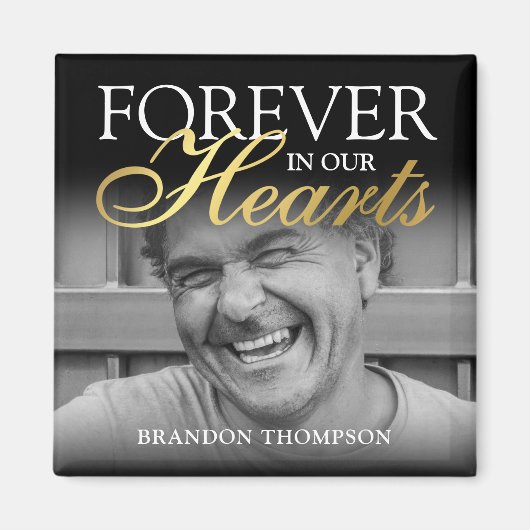 Gedenkstätte zum Schwarzen Foto Magnet (Vorne)