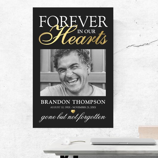 Gedenkstätte zum Schwarzen Foto Poster