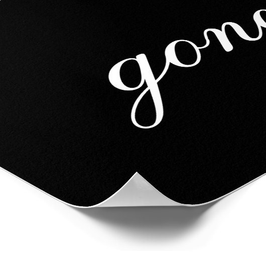 Gedenkstätte zum Schwarzen Foto Poster (Ecke)