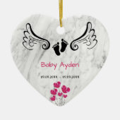 Gedenkstätte zum Verlust von Kindern mit Name und  Keramik Ornament (Vorne)