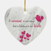 Gedenkstätte zum Verlust von Kindern mit Name und  Keramik Ornament (Hinten)