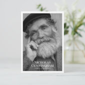 Gedenkstätte zur Beerdigung Klassisches Einfaches Dankeskarte (Stehend Vorderseite)