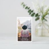 Gedenkstätte zur Beerdigung Moderne und einfache F Visitenkarte (Stehend Vorderseite)