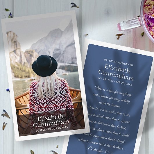 Gedenkstätte zur Beerdigung Moderne und einfache F Visitenkarte