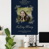 Gedenkstätte zur Beerdigung von Beerdigungen durch Poster (Heimbüro)