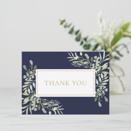 Gedenkstätte zur Beerdigung von Blaugrün Dankeskarte (Stehend Vorderseite)