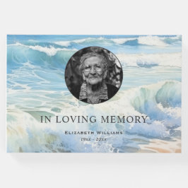 Gedenkstätte zur Beerdigung von Fotos mit Rollwell Gästebuch