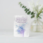 Gedenkstätte zur Erinnerung an die Drachenfliege Visitenkarte (Stehend Vorderseite)