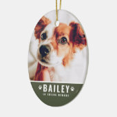 Gedenkstätte zur Erinnerung an die lieben Speicher Keramik Ornament (Links)