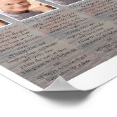 Gedenkstätten für Sonnenblumen - Lesezeichen Poster (Ecke)