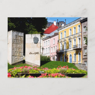 Gedenkstein für Edward Wilde, Tallinn, Estland Postkarte