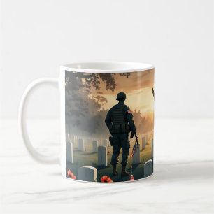Gedenktafel - Ehrerbietung für Amerikaner Kaffeetasse