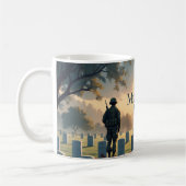 Gedenktafel - Ehrerbietung für Amerikaner Kaffeetasse (Links)