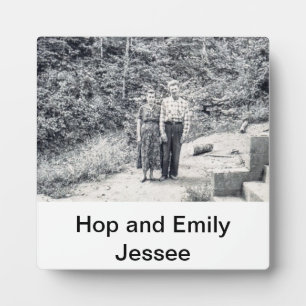 Gedenktafel für Familien mit Easle Fotoplatte