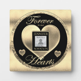 Gedenktafel für Gold-Foto Fotoplatte