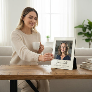 Gedenktafel 'Für immer in unseren Herzen' Fotoplatte