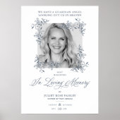 Gedenktafel Hochzeit Foto Erinnerung Liebe Poster (Vorne)