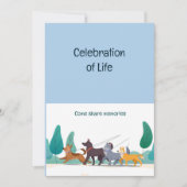 Gedenktafel Hundeschlittenwanderung Einladung (Vorderseite)