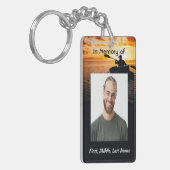 Gedenktafel Kayaking Sport Schlüsselanhänger (Vorderseite links)