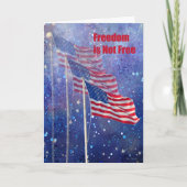 Gedenktafel mit drei Flags Karte (Vorderseite)