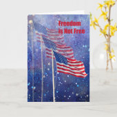 Gedenktafel mit drei Flags Karte (Gelbe Blume)