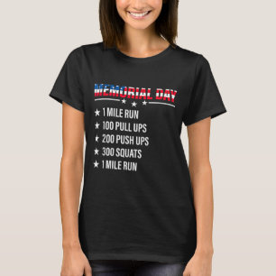 Gedenktag 2021 Amerikanische Flagge Männer Frauen T-Shirt
