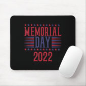 Gedenktag 2022 Vintage Patriotische Veteranen Wo Mousepad (Mit Mouse)
