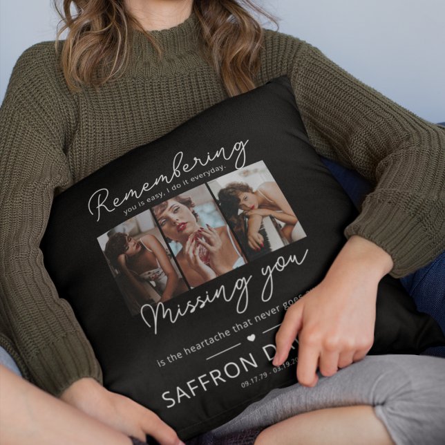 Gedenktag 3 Foto Tribute Kissen (Von Creator hochgeladen)