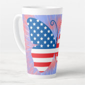 Gedenktag/4. Juli Butterfly Milchtasse (Linke Ecke)