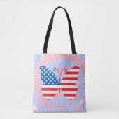 Gedenktag/4. Juli Butterfly Tasche (Vorderseite)