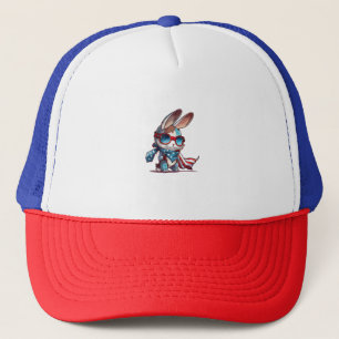 Gedenktag, 4. Juli patriotischer usa-Fahne-Rabbi Truckerkappe