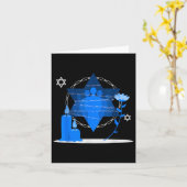 Gedenktag an den Holocaust - Yom Hashoah Karte (Gelbe Blume)