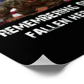 Gedenktag an unsere gefallenen Helden Poster (Ecke)