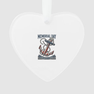 Gedenktag Anker Erinnern Ehre Vintage-Shirt_1 Ornament