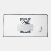 Gedenktag Anker Erinnern Ehre Vintage-Shirt_1 Schreibtischunterlage (Tastatur & Maus)