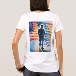 Gedenktag Ansammlung Frauen T - Shirt Ehrung