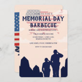 Gedenktag Barbecue-Party Einladung (Vorne/Hinten)