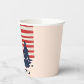 Gedenktag Barbecue Party Pappbecher (Links)