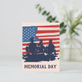 Gedenktag Barbecue Party Postkarte (Stehend Vorderseite)