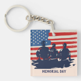 Gedenktag Barbecue Party Schlüsselanhänger