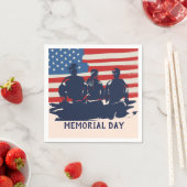 Gedenktag Barbecue Party Serviette (Beispiel)