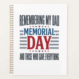 Gedenktag Dad Tribut Patriotisch Planer