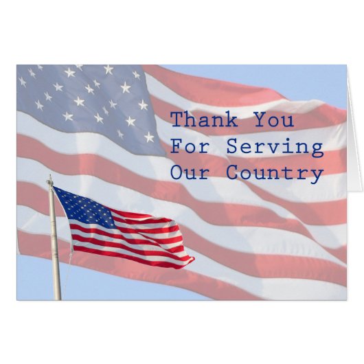 Gedenktag Dankeschön Karte (Vorderseite (Horizontal))