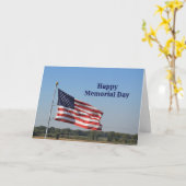 Gedenktag der amerikanischen Flagge Karte (Gelbe Blume)